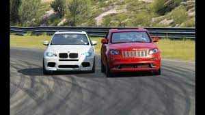 Battle Bmw X6m X Jeep Grand Cherokee Srt8 Racing At Zandvoort Jeep Grand Grand Cherokee Srt8 Jeep Grand Cherokee