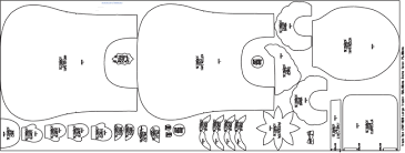 Todos los productos están elaborados a mano, en telas resistentes y durables. Moldes De Juego De Bano Navideno Santa Claus Modafacil