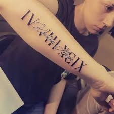 Tattoo Kak Sostavit Datu Rozhdeniya Iz Rimskih Cifr