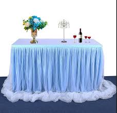 Baby shower (10 ) birthday (12). Big 6ft Wedding Tulle Tutu Table Skirt Party Birthday Festive Baby Shower Decor Party Tableware Serveware Home Garden Worldenergy Ae