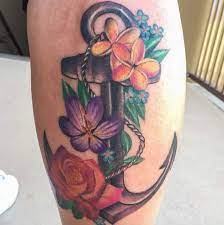 170 meaningful anchor tattoos ultimate guide december 2019. Tatto Anchor With Flowers Tattoo Design