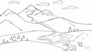 These simple shapes are easy for kids to color and generally utilize bright fun colors. Landscape Coloring Pages Kids Will Love