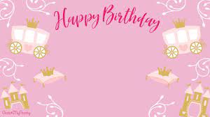 Free Zoom Backgrounds For Girl Virtual Birthday Parties Catch My Party Birthday Background Girls Birthday Party Themes Kids Invitation Birthday