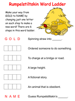 Revision of the units of the book rumpelstiltskin. Rumpelstiltskin