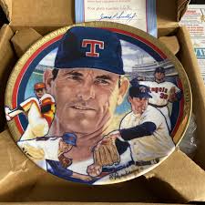 Nolan Ryan Hamilton Collection Plate “The Incredible Nolan Ryan” COA