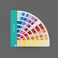 Illustration Of Pantone Colors For Print Guide Book For