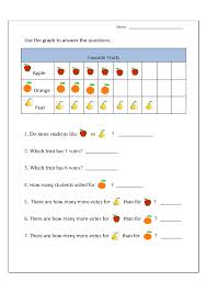 tally chart worksheets first grade