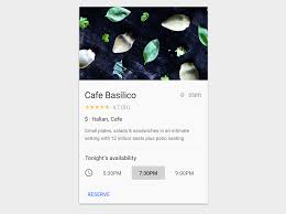 Once complete the component will look like the following: Cards Components Material Design