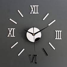 Maybe you would like to learn more about one of these? Buy Roman Numeral Wall Clock Mirror Decal Diy Home Living Room Decoration Online In Uae B00u0t8i9q