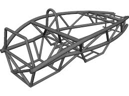 Ariel Atom 2 Chassis 3d Model Ariel Atom Car Frames Atom Car