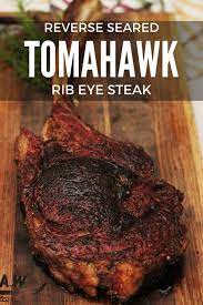 Reverse Seared Tomahawk Steak Is One Of The Most Perfectly Cooked And Delicious Pieces Of Beef I Ve Ev Grilled Steak Recipes Tomahawk Steak Recipe Tender Steak