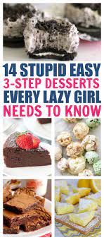 14 Crazy Simple Desserts That Will Blow Your Mind Quick Easy Desserts Fast Desserts Dessert Recipes Easy