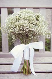 Pin By Sara V On My Wedding Babys Breath Bouquet Babys Breath Wedding Flowers