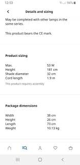 Stoğa gelince haber ver butonunu kullanabilir ya da size en yakın ikea mağazasından satın alabilirsiniz. White Ikea Hektar Floor Lamp For Sale In Clondalkin Dublin From Everlastinggobstoppers