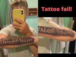 Tattooclub via broseta 101l bergamo. Tattoo Inked Backwards Teen S Dream Tattoo Becomes Nightmare As Artist Inked It Backwards Trending Viral News