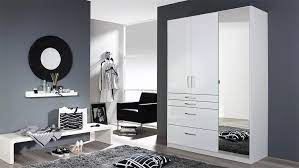 Viele möbel fuer jenen orten worden sind geschluckt, mit der absicht modellhäuser. Kleiderschrank Homburg Schrank Weiss Hochglanz Spiegel 136