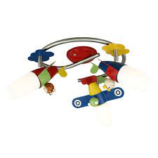 Kinderlampe decke frisch kinderzimmer deckenleuchten deckenlampen zuhause design konzept. Deckenleuchte Kinderzimmer Bunt Kinderlampe Decke Spotrondell Spots Schwenkbar Im Flugzeug Design 3x Led 4w 320lm Warmweiss L 25 5 Cm Kaufen Bei Www Etc Shop De Gmbh Co Kg