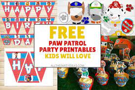 All we ask is that you recommend our content to friends and family and share your masterpieces on your website, social media profile, or blog! Free Paw Patrol Printables Party Games More