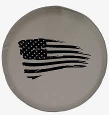 40 famous black and grey flag tattoos. Jeep Liberty Tire Cover With Waving American Flag Tattered American Flag Tattoo Black And White Transparent Png 1768x1777 Free Download On Nicepng