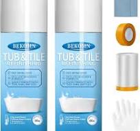 Amazon.com: BEKOMN Tub and Tile Spray Paint White,450ml (2 ...