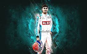 ⌨︎ᵎ george russell and alex albon lockscreen/wallpaper⌨︎ᵎ i swear that they are different • ♡ if u save, please Download Wallpapers George Russell Williams Racing British Racing Driver Formula 1 Blue Stone Background F1 Williams Grand Prix Engineering For Desktop Free Pictures For Desktop Free