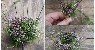Gestern Gab Es Besenheide Calluna Vulgaris Im Angebot Da Habe Ich Gleich Mal Zugeschlagen Denn Ich Wollte Eine Bastelanl Besenheide Blumengestecke Pflanzen
