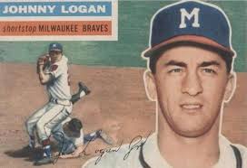 1962 Topps #573 Johnny Logan Sharp Corners Original Owner ￼