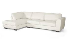 At sofas and sectionals, our catalog of white sectionals gives you plenty of possibilities for anchoring your living space. Baxton Studio Orland White Leather Modern Sectional Sofa Set With Left Facing Chaise Wholesale Interiors