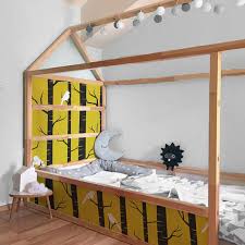 Ikea Kura Bed Removable Stickers Trees And Birds Ikea Nursery Decals Furniture Stickers Furniture Decals Set Kids Decor K 15 Ikea Modern Kids Beds Ikea Kids Bed