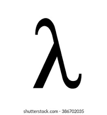 Lambda gave rise to the latin l and the cyrillic el (л). Greek Letter Lambda Symbol Vector Illustration Stock Vector Royalty Free 386702035
