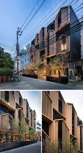 Home exterior design modern urban apartment building design. Octane Architect Design Have Completed A Thai Apartment Building With Gabled Accents
