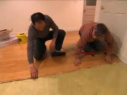 How To Lay A Floating Floor This Old House Floating Floor Old Home Remodel Floor Installation