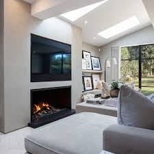 Tv stands with built in fireplaces. Tv Above Fireplace Fireplace Tv Modus Fireplaces