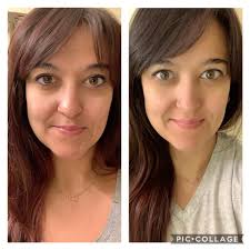 Y'all, it's been a month since I started using Pomifera. On the day I  started, I took a no makeup/filter selfie so I could see any change in my  skin. This morning