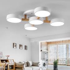 Nordic Rustic Wood Pendant Modern Led Chandelier Ceiling Home Foyer Lighting Living Room Chandelier Bedroom Chandelier European Chandeliers Aliexpress