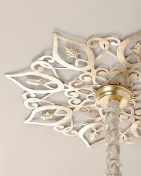 Ceiling medallions installed along with a chandelier light fixture are a great way to add some architectural elegance to your home. Star Ceiling Medallion Star Ceiling Diy Chandelier Ceiling Decor