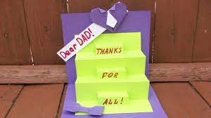 When you design your greeting cards, you have control over the look and sentiment so that your card delivers just the right message. How To Make A Greeting Card For Dad Pop Up Handmade Cards For Birthday Father S Day Youtube