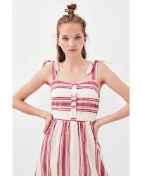 Image 2 Of Strappy Striped Dress From Zara Striped Dress Dresses Striped