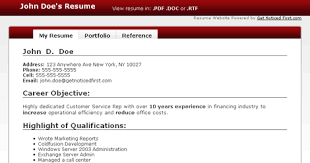 Impressive resumes easy online builder. Create Your Resume Online For Free Free Resume Builder Maker Creator Getnoticedfirst Com