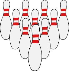 In pin bowling variations, the target is usually to knock over pins at the end of a lane. Your Kids Can Bowl Free All Summer Find Out How Www Windycityonthecheap Com Bowling Free Clip Art Clip Art