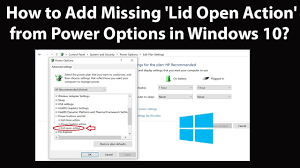 On a touchscreen device, swipe in from the right edge of the screen. How To Add Missing Lid Open Action From Power Options In Windows 10 Tweak Me