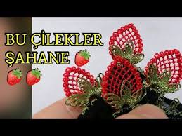 Cok Siparis Aldiran En Sevilen Igne Oyasi Cilek Strawberry Modeli Aparat Yok Direkt Yazmaya Yap Youtube 2020 Cilek Yazma Kurdele Oyasi