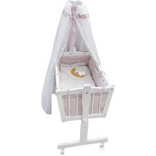 Сильвестр сталлоне, винсент спано, орнелла мути и др. Oskar Baby Wiege Kinder Bett Stubenwagen Beistellbett 9 Tlg Zubehor Weiss Beige Norma24