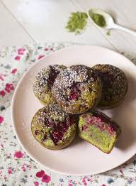 Petits Cakes Moelleux The Matcha Framboises Gateau Au The Matcha Cake Moelleux Matcha