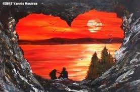 Rainbow Willow Tree Q Tip Acrylic Painting For Beginners Tutorial Youtube Couples Canvas Painting Painting Sunset Painting Acrylic