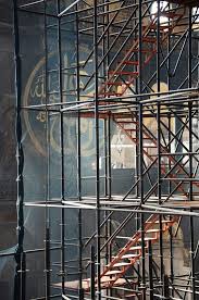 Rumeysa Kis Scaffolding Building Stairs Urban Architecture