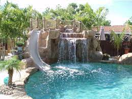 Check spelling or type a new query. Swimming Pool Waterfalls Custom Rock Waterfalls Miami Dream Pools Backyard Pool Designs Pool Waterfall
