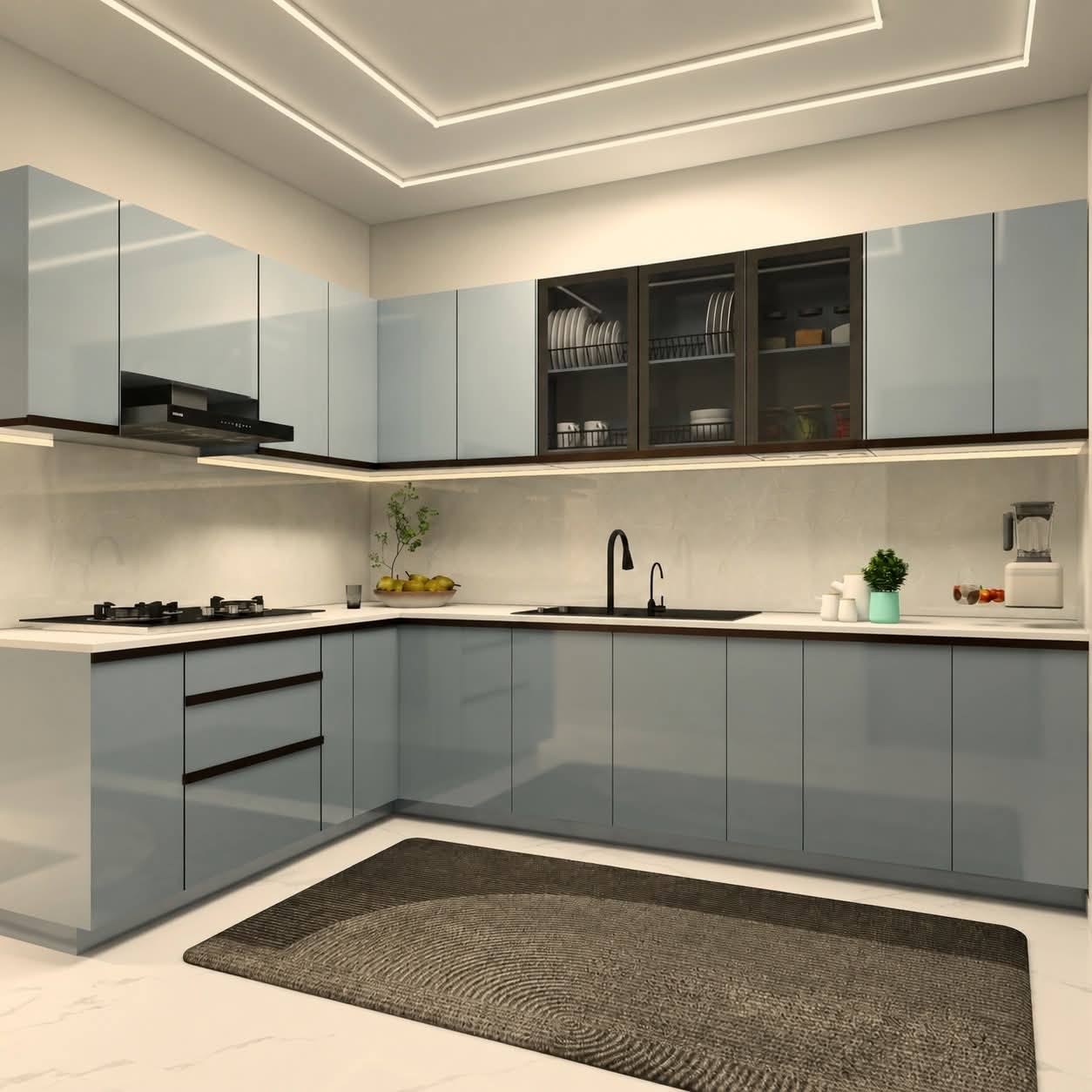 Premium Acrylic Finish Modular Kitchen product image