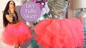 diy tulle skirt no sew ! easy diy tulle