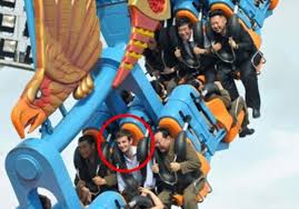 Junior British diplomat identified as mysterious Westerner pictured riding  a rollercoaster with North Korean leader Kim Jong Un